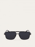 Ferragamo | Men's Sunglasses - Gunmetal/Grey