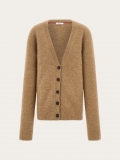 Ferragamo | Women's Oversize Wool And Alpaca Cardigan - Nude