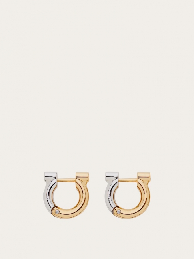 Ferragamo | Women's Gancini Earrings - Gold