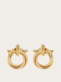 Ferragamo | Women's Twisted Gancini Earrings - Gold