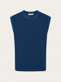 Ferragamo | Women's Sleeveless Knitted Top - Teal Blue