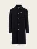 Ferragamo | Men's Double-Cashmere Single - Black