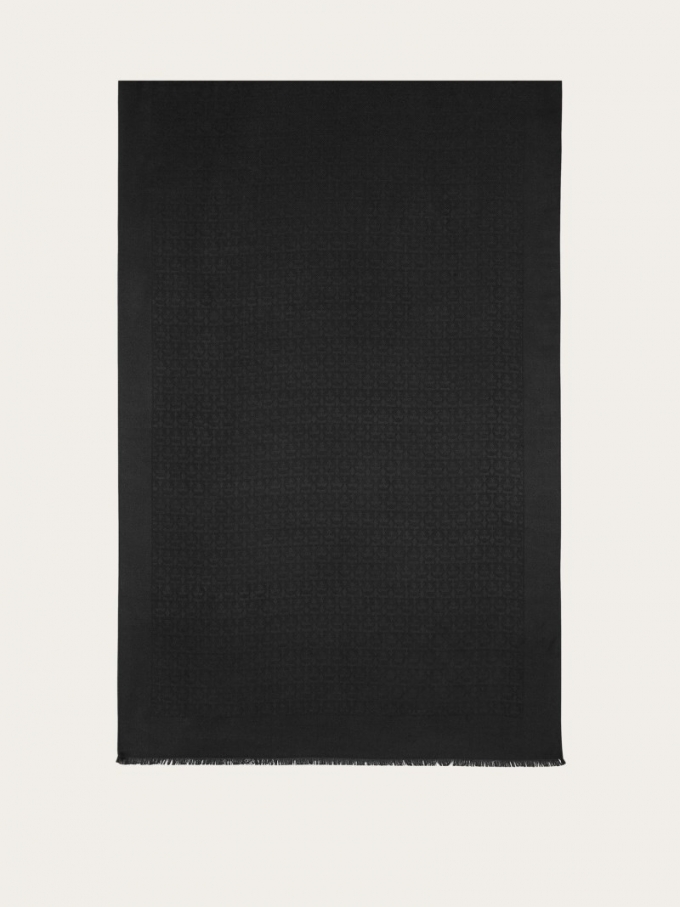 Ferragamo | Women's Gancini Stole - Black