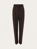 Ferragamo | Women's Turn Up Trouser - Espresso