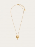 Ferragamo | Women's Gancini Pendant Necklace - Gold