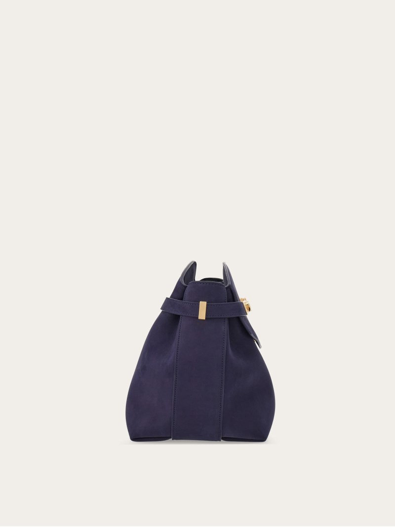 Ferragamo | Women's Hug Soft Crossbody Bag - Midnight Blue
