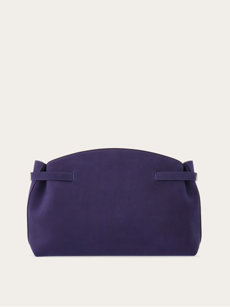 Ferragamo | Women's Hug Soft Crossbody Bag - Midnight Blue