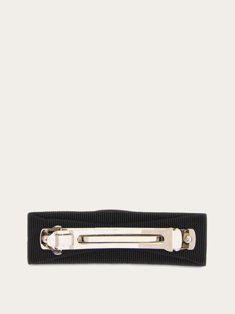 Ferragamo | Women's Vara Bow Swarovski Hairclip - Black