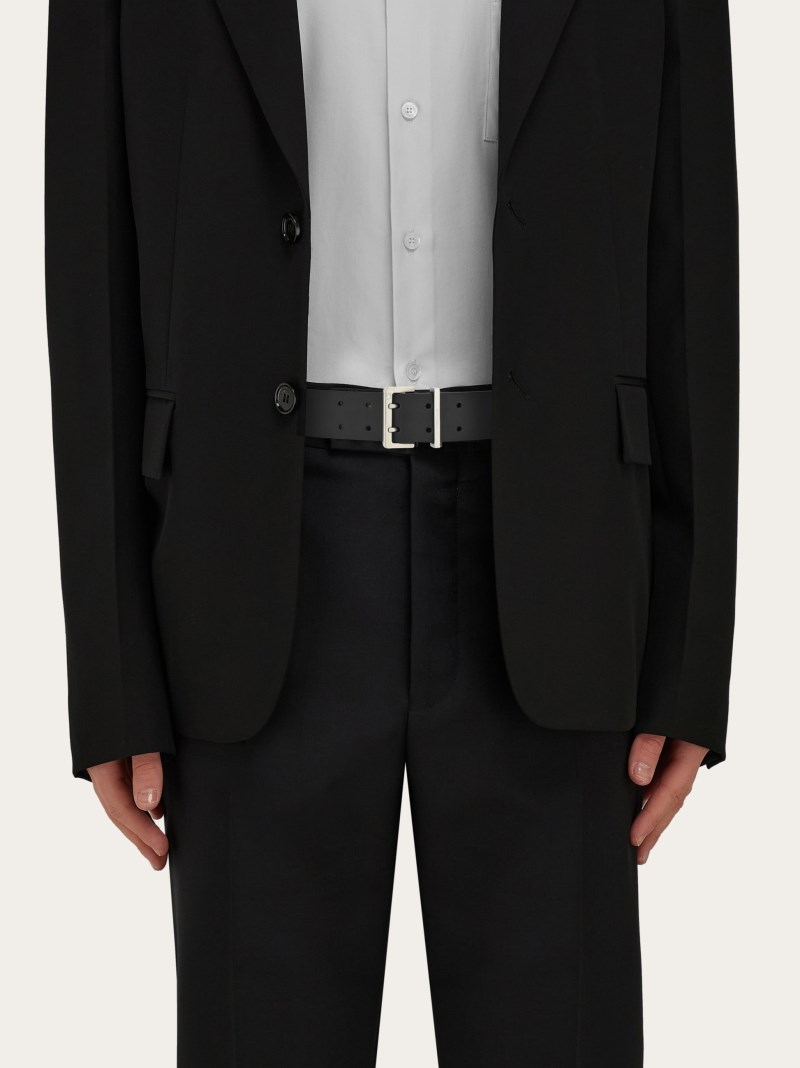 Ferragamo | Men's High Belt - Black