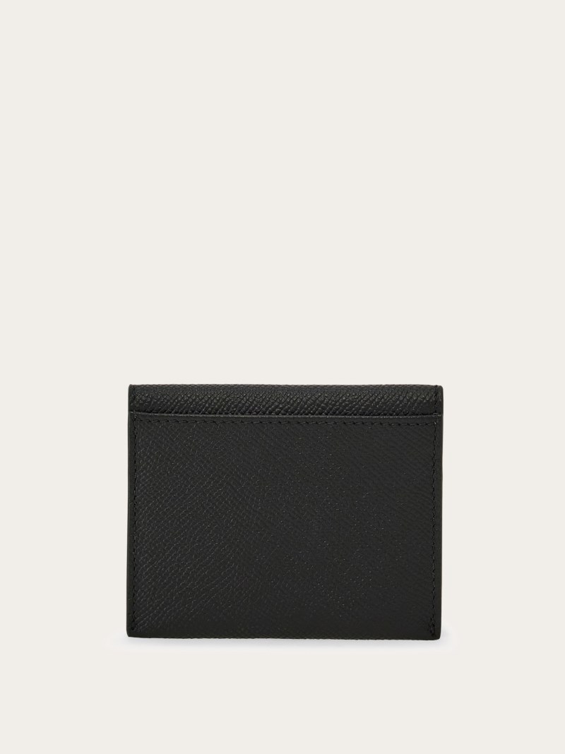 Ferragamo | Women's Gancini Credit Card Holder - Black
