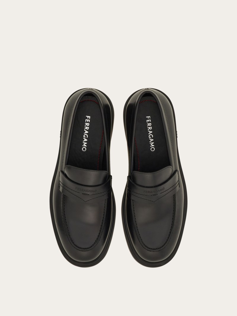 Ferragamo | Men's Penny Loafer - Black