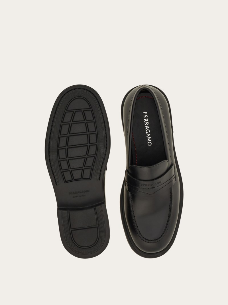 Ferragamo | Men's Penny Loafer - Black