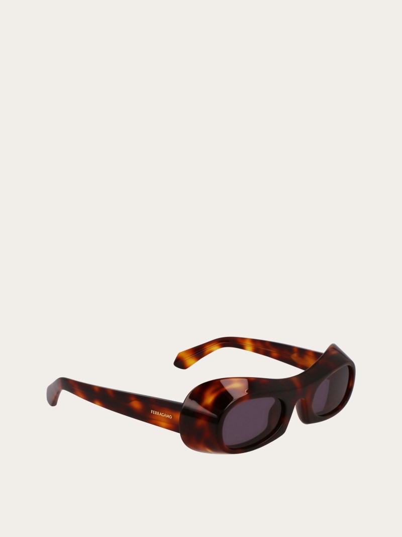 Ferragamo | Men's Sunglasses - Tortoise/Grey