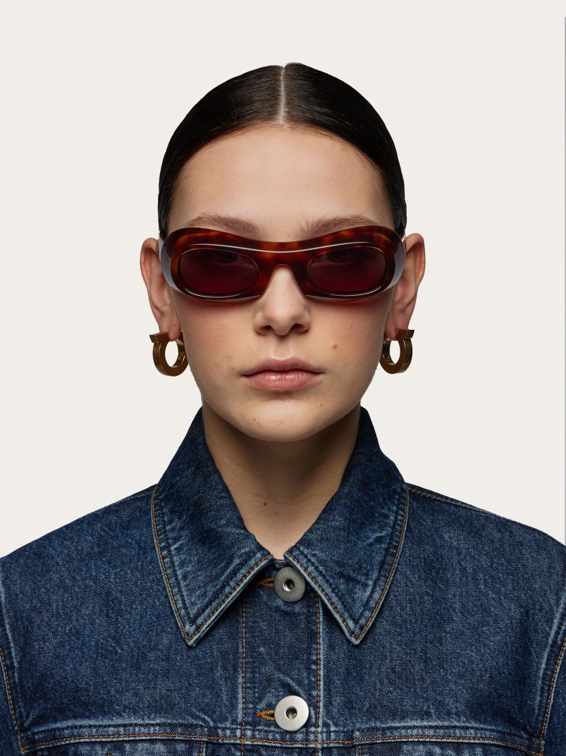 Ferragamo | Men's Sunglasses - Tortoise/Grey
