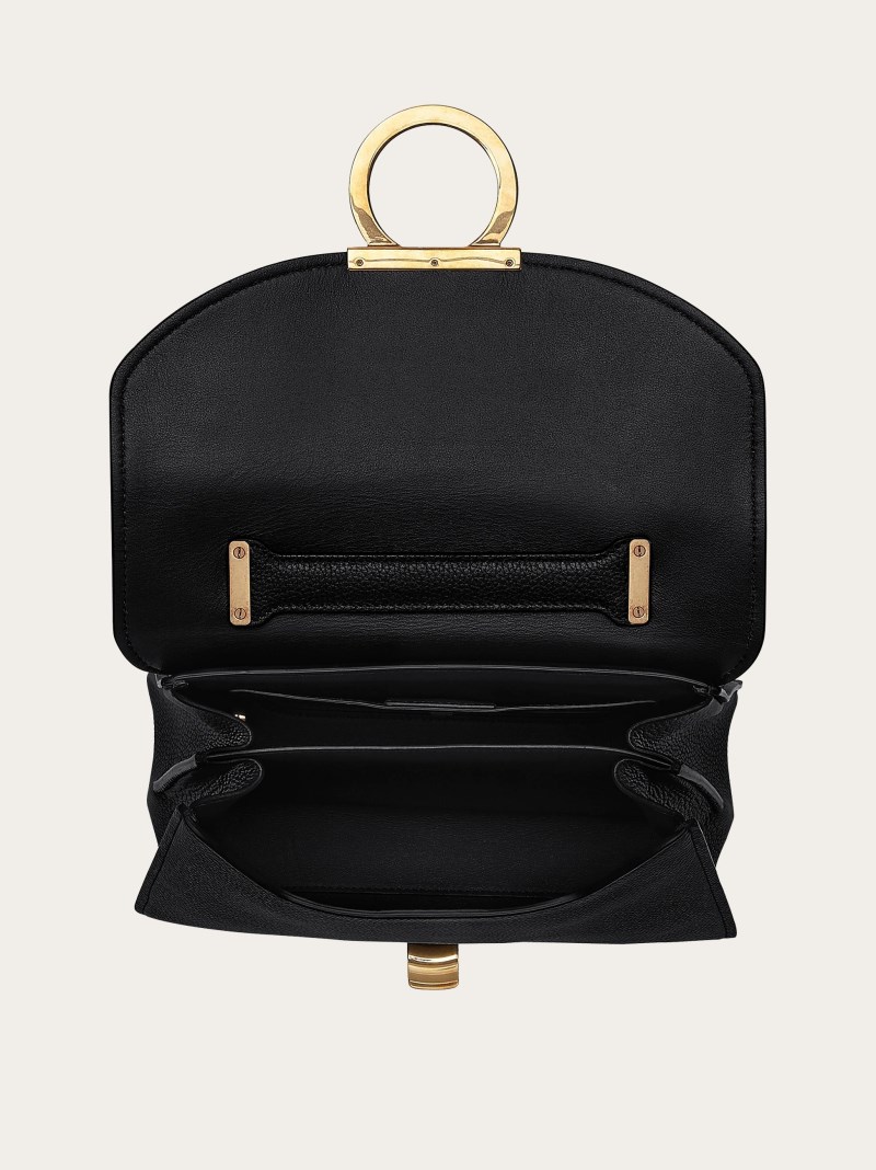 Ferragamo | Women's Gancini Top Handle - Black