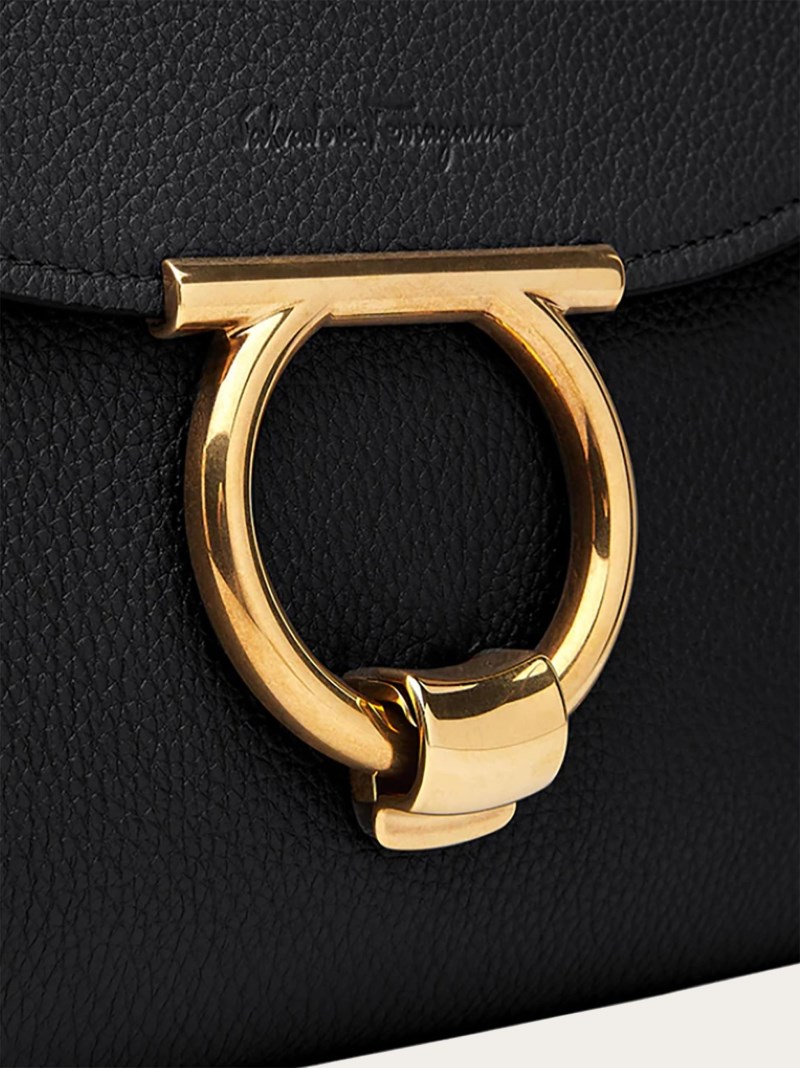 Ferragamo | Women's Gancini Top Handle - Black