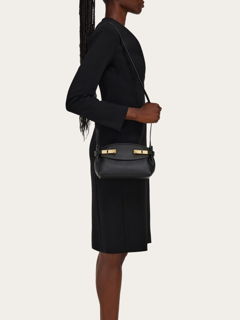 Ferragamo | Women's Hug Soft Crossbody Bag - Black
