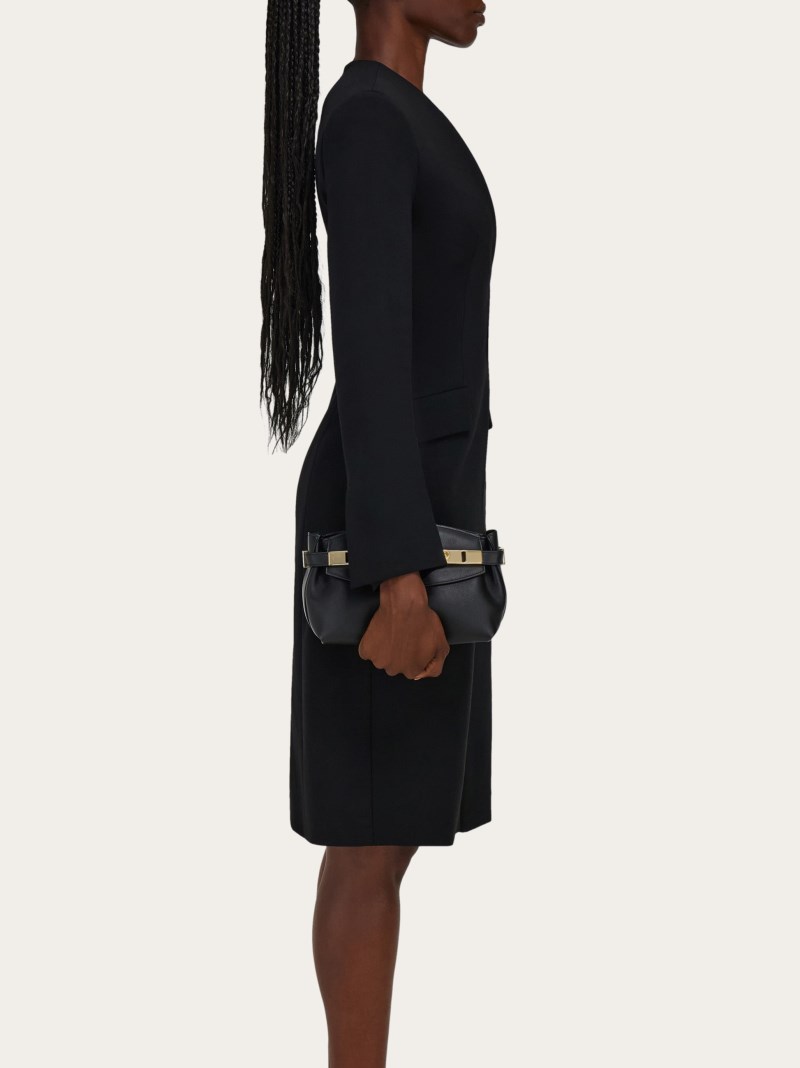 Ferragamo | Women's Hug Soft Crossbody Bag - Black