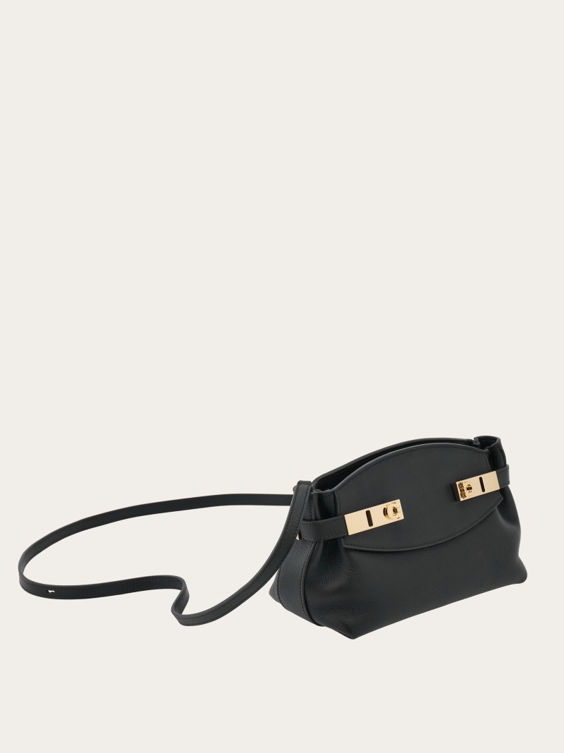 Ferragamo | Women's Hug Soft Crossbody Bag - Black