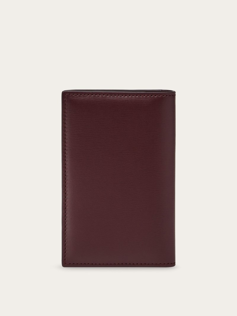 Ferragamo | Men's Credit Card Holder - Dark Barolo