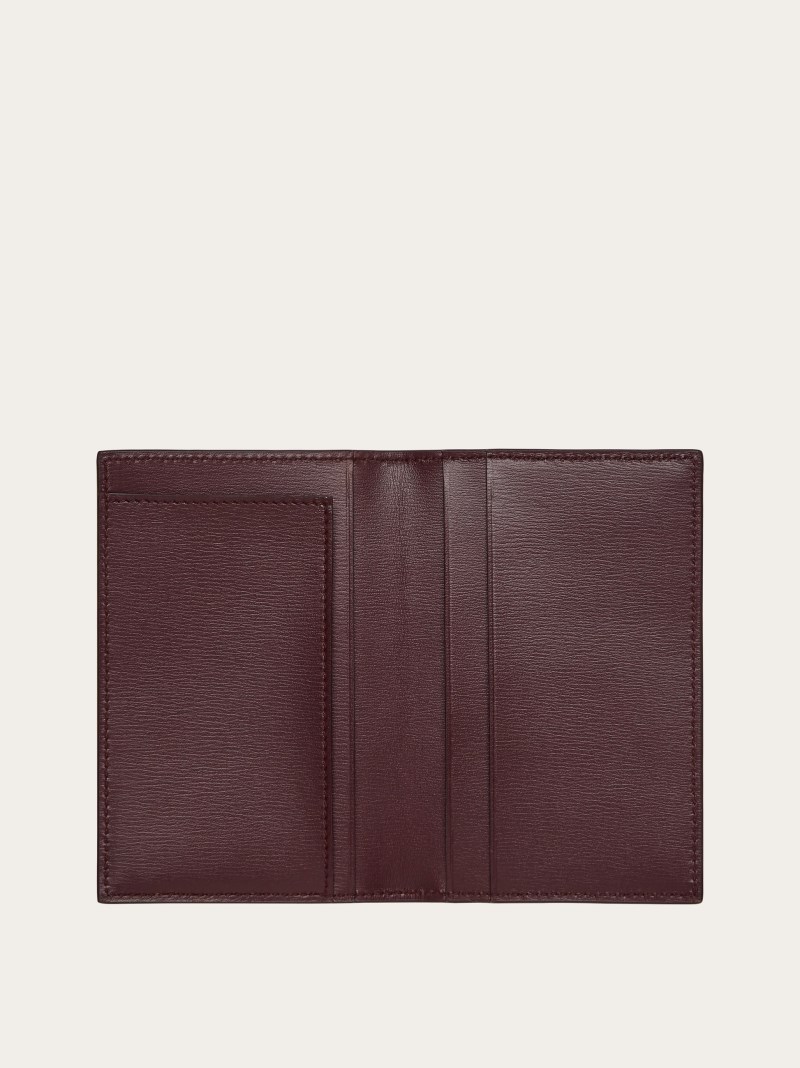 Ferragamo | Men's Credit Card Holder - Dark Barolo
