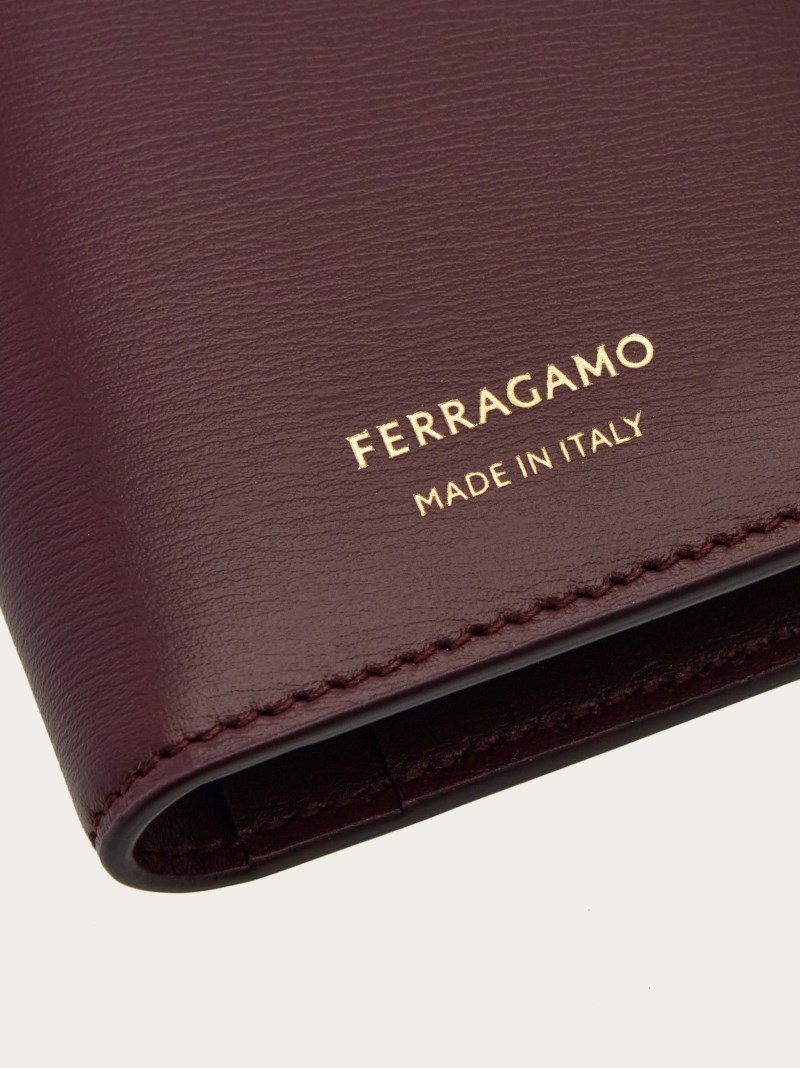 Ferragamo | Men's Credit Card Holder - Dark Barolo