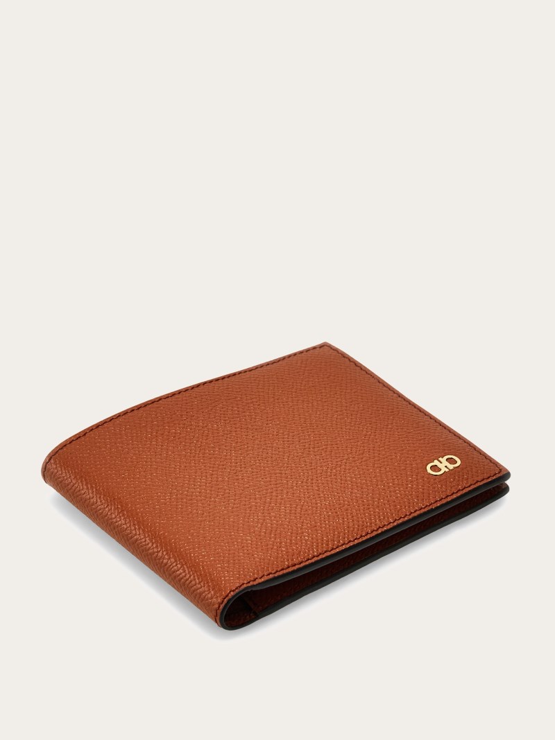 Ferragamo | Men's Gancini Wallet - Cognac