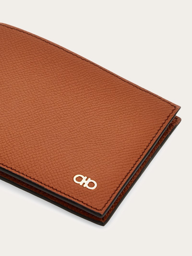 Ferragamo | Men's Gancini Wallet - Cognac