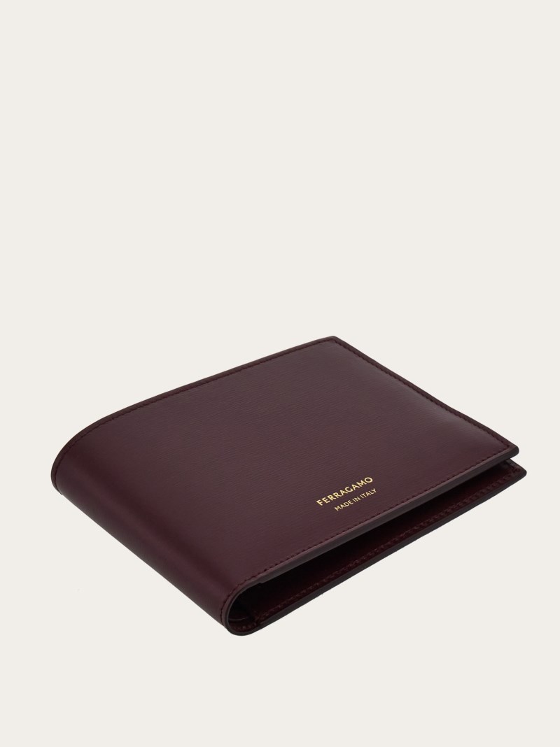 Ferragamo | Men's Classic Wallet - Dark Barolo