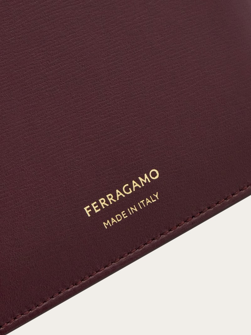 Ferragamo | Men's Classic Wallet - Dark Barolo