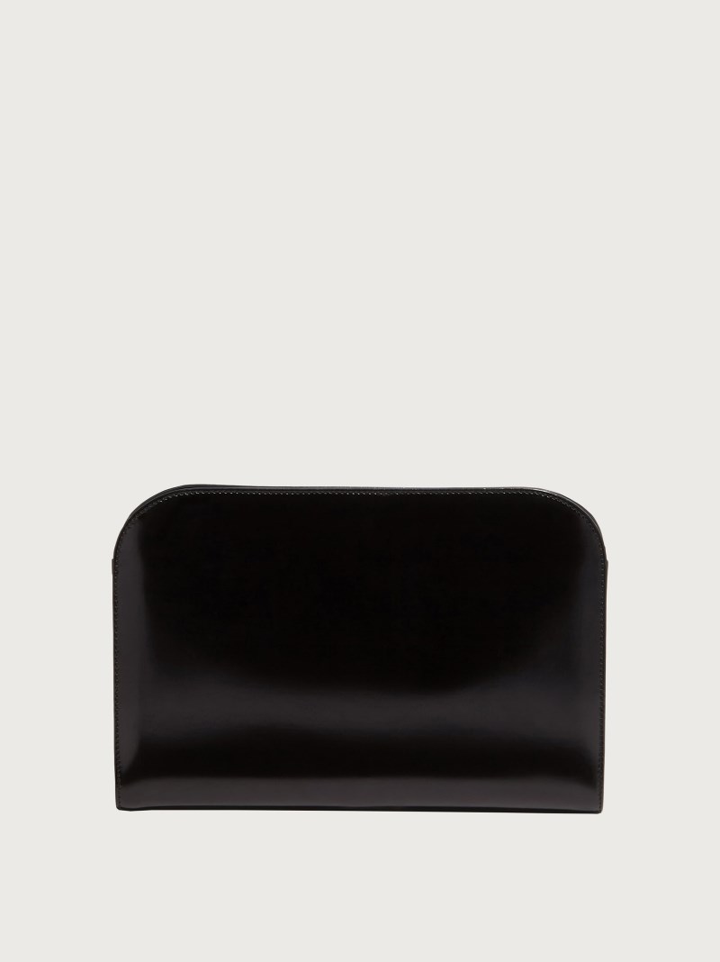 Ferragamo | Women's Diana Clutch - Shiny Black