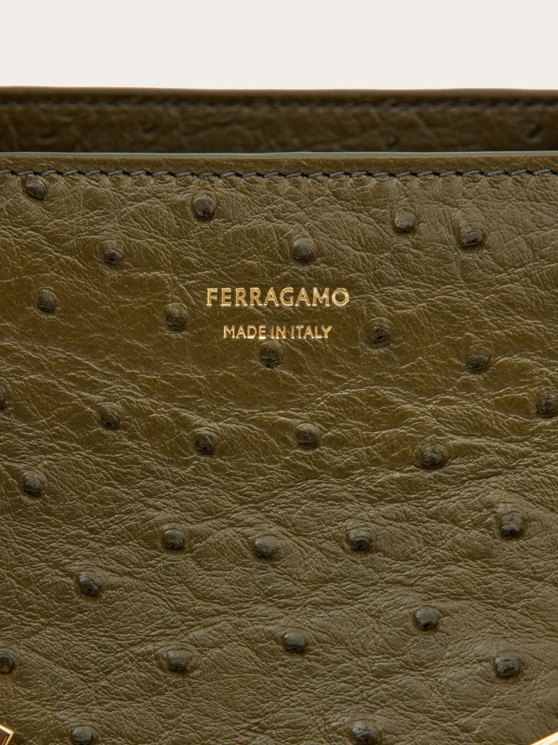 Ferragamo | Women's Hug Handbag - Olive Green
