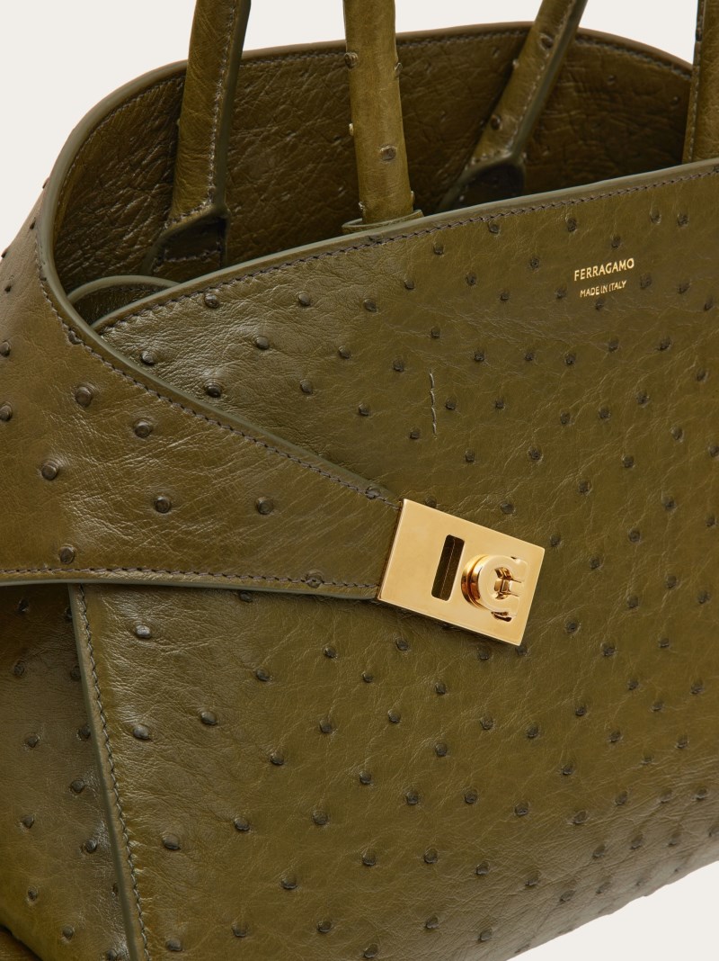 Ferragamo | Women's Hug Handbag - Olive Green