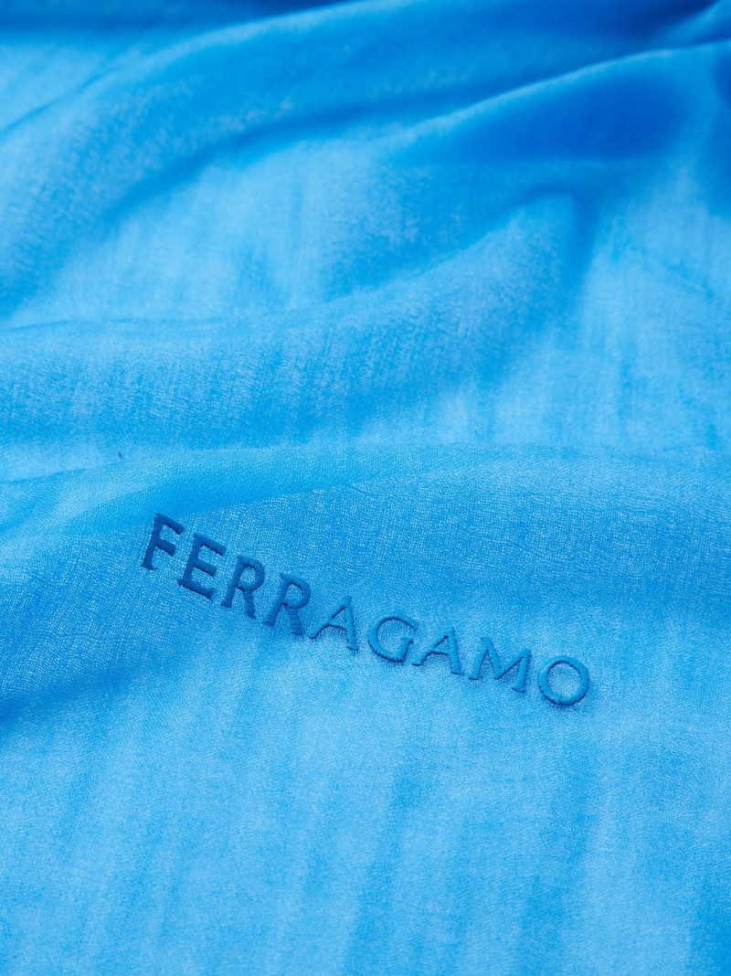 Ferragamo | Women's Cashmere Shawl - Denim