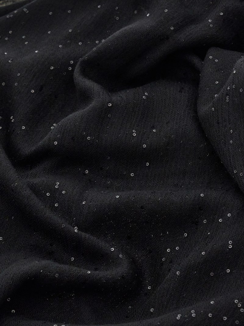Ferragamo | Women's Micro Paillette Stole - Black