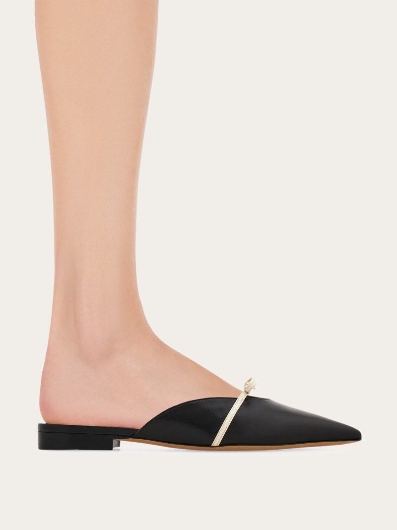 Ferragamo | Women's Mini Bow Mule - Black