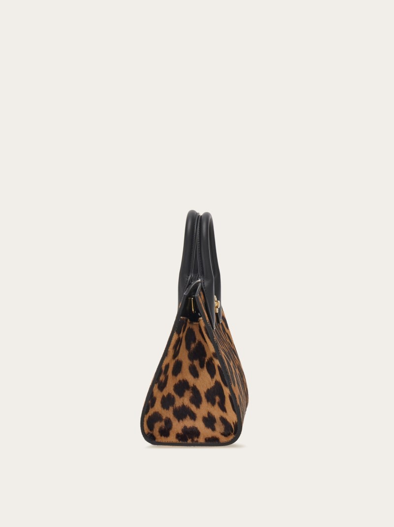 Ferragamo | Women's Studio Box Bag - Leopard Print