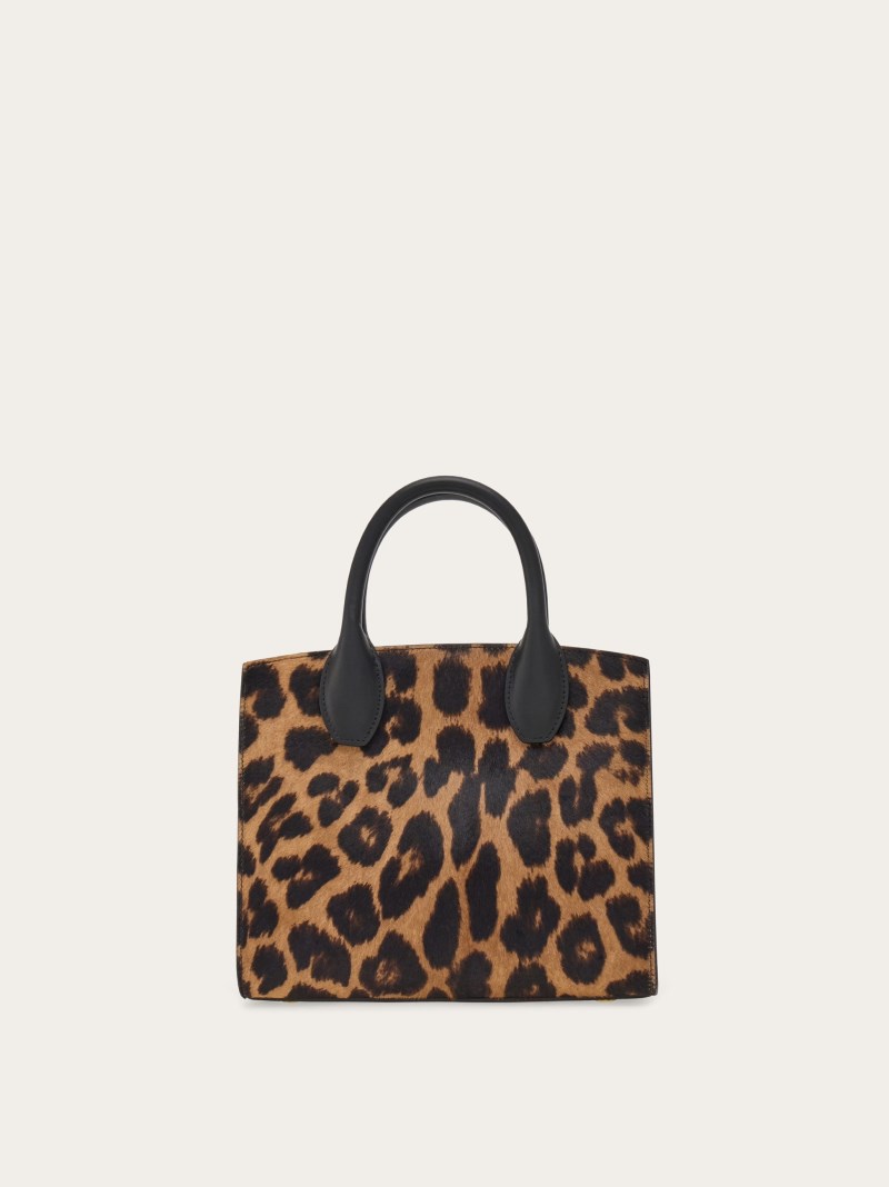 Ferragamo | Women's Studio Box Bag - Leopard Print