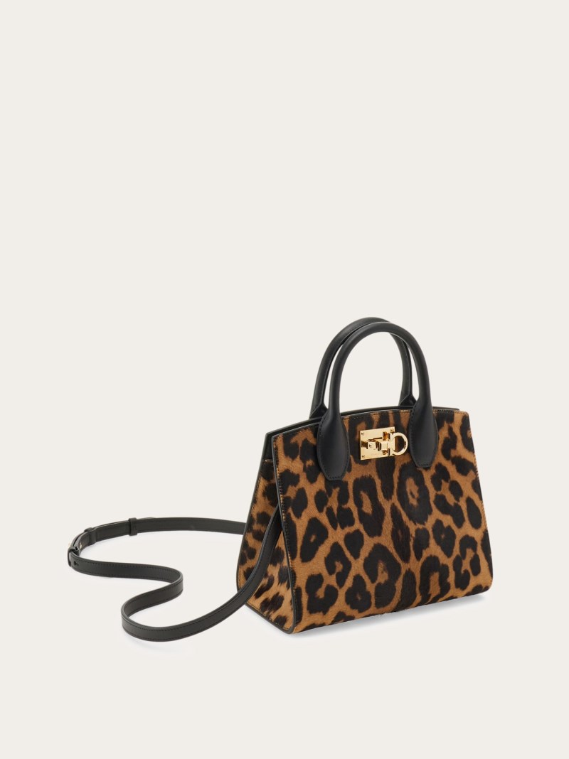 Ferragamo | Women's Studio Box Bag - Leopard Print