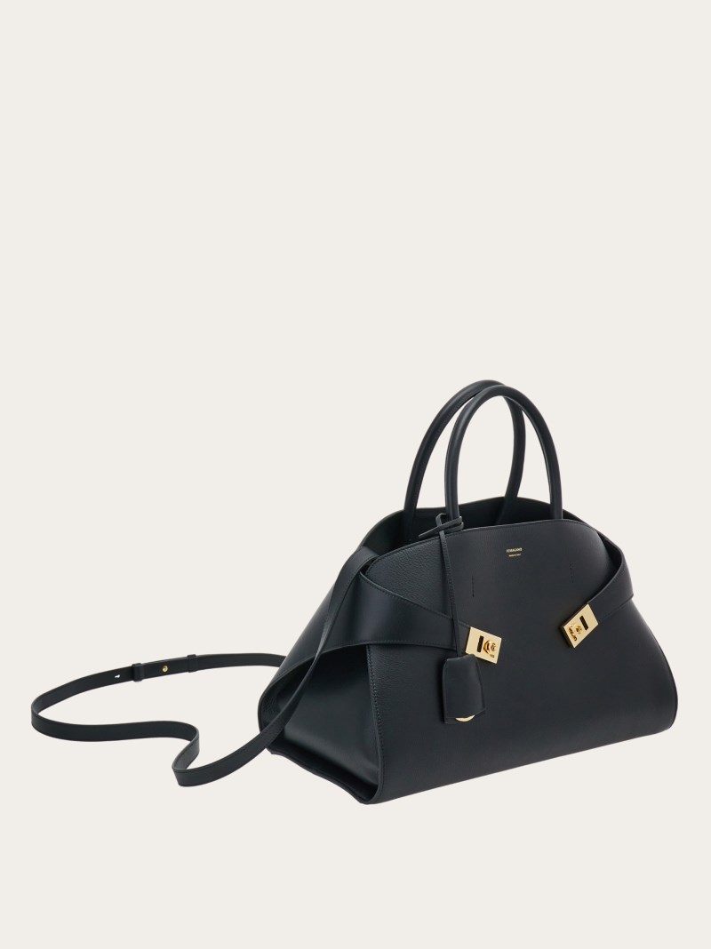 Ferragamo | Women's Hug Handbag - Black