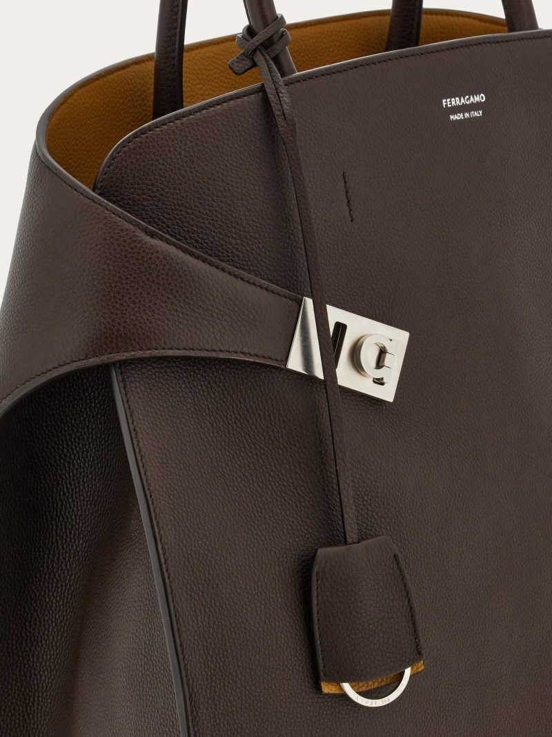Ferragamo | Women's Hug Tote Bag - Testa Di Moro