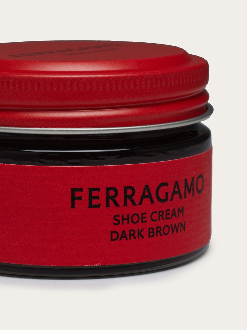 Ferragamo | Men's Shoe Care Cream - Dark Brown