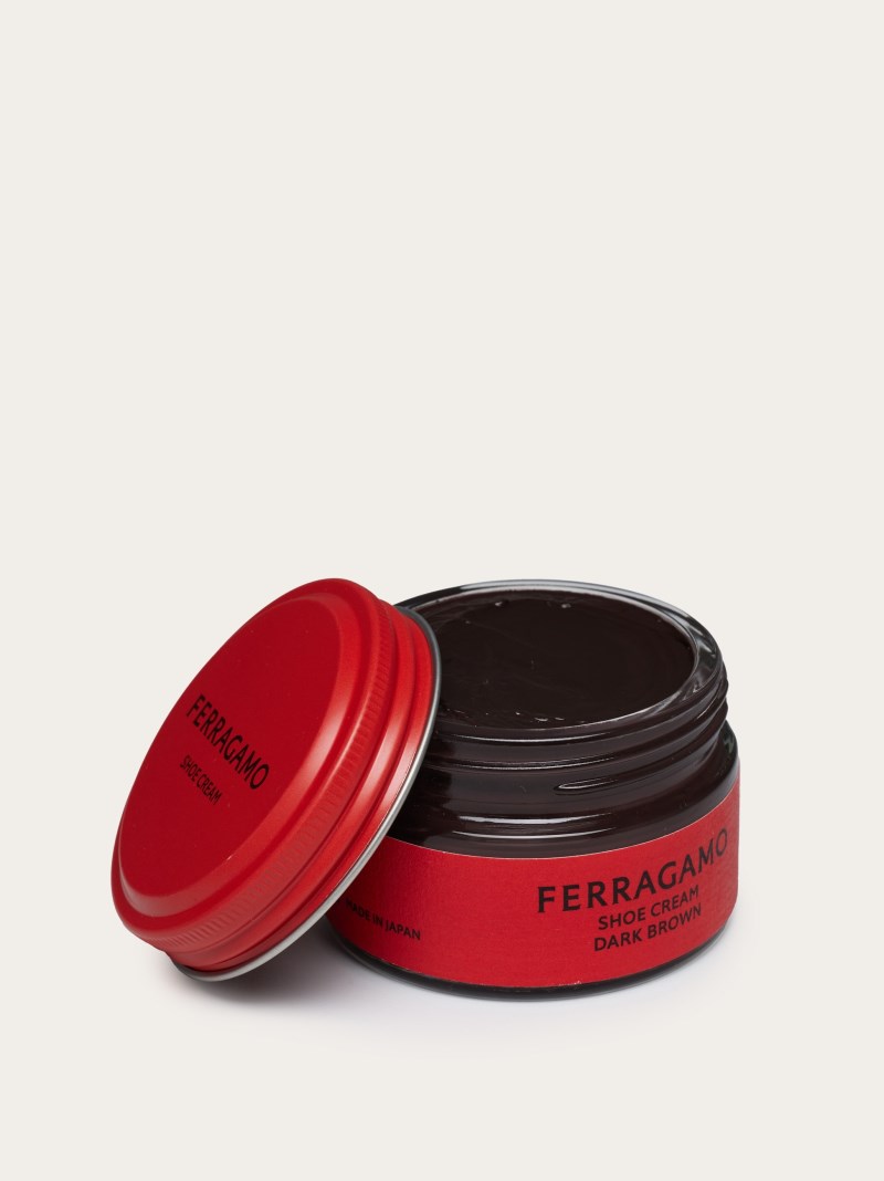 Ferragamo | Men's Shoe Care Cream - Dark Brown