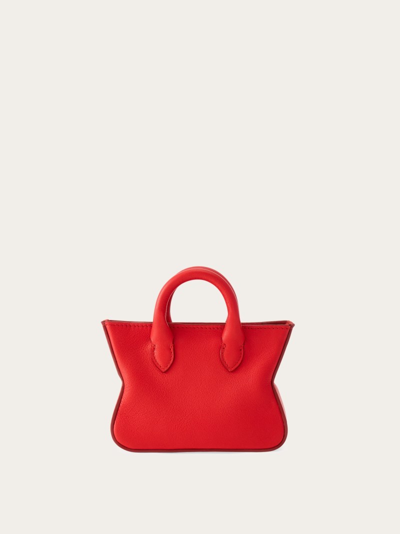 Ferragamo | Men's Tote Mini Charm - Flame Red