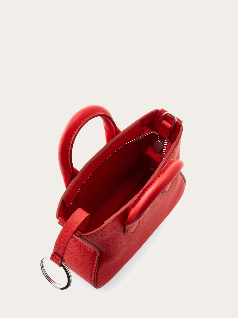 Ferragamo | Men's Tote Mini Charm - Flame Red