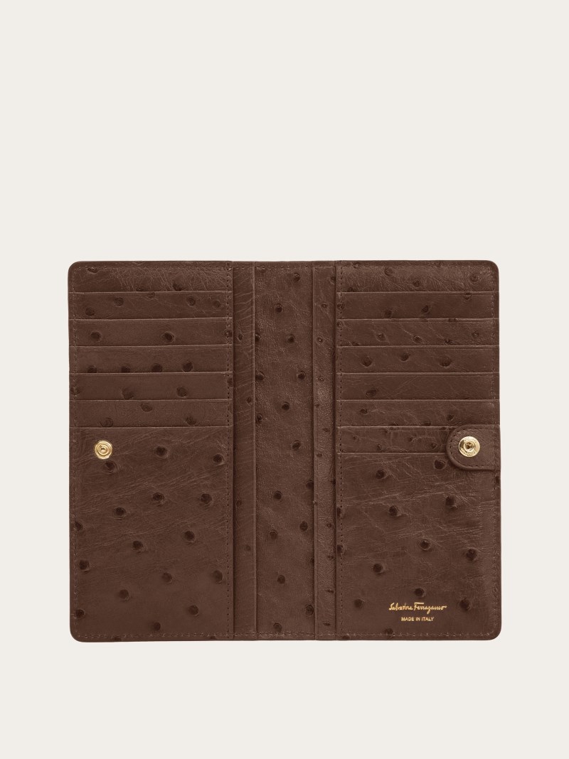 Ferragamo | Women's Gancini Continental Wallet - Clay