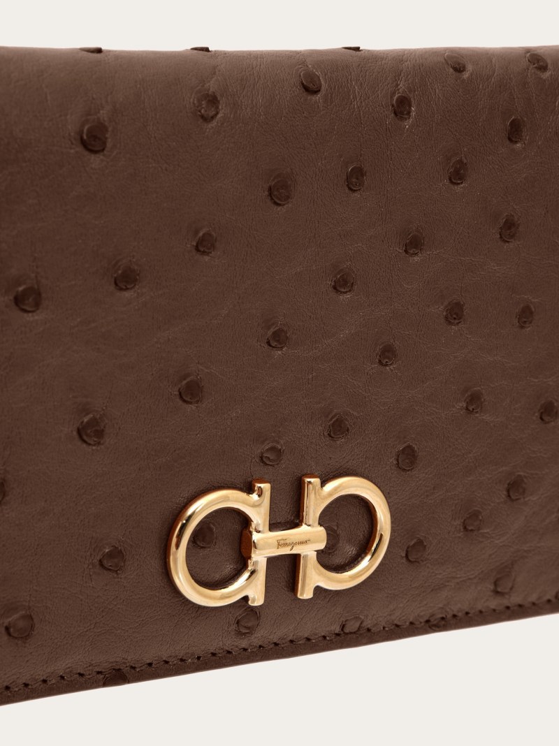 Ferragamo | Women's Gancini Continental Wallet - Clay