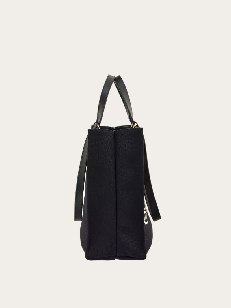 Ferragamo | Women's Tote Bag With Logo - Black