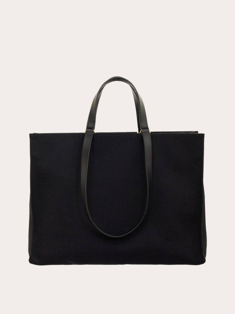 Ferragamo | Women's Tote Bag With Logo - Black