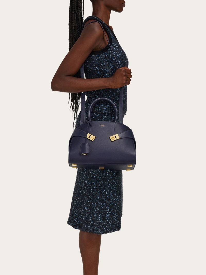 Ferragamo | Women's Hug Handbag - Midnight Blue